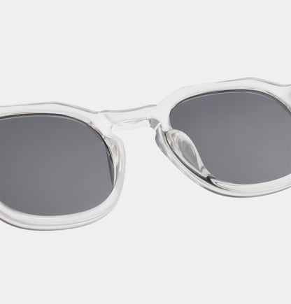 A.KJÆRBEDE (AKJAERBEDE) Zan Sunglasses | Crystal Frame, Grey Lens