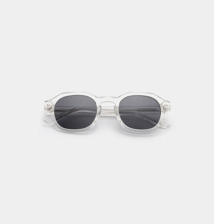 A.KJÆRBEDE (AKJAERBEDE) Zan Sunglasses | Crystal Frame, Grey Lens