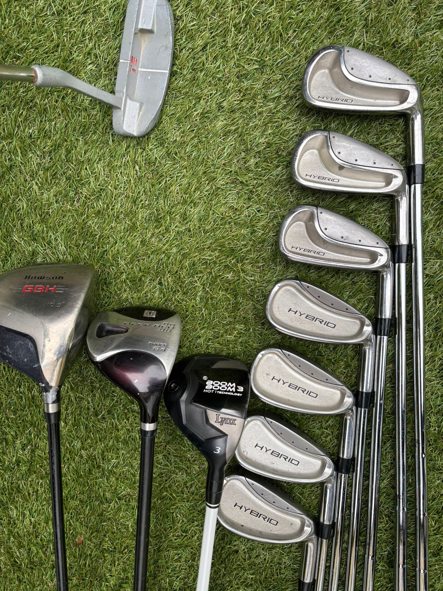 Hippo Hybrid 5–SW Iron Set + Wilson Deep Red II & Stand Bag – 11 Clubs