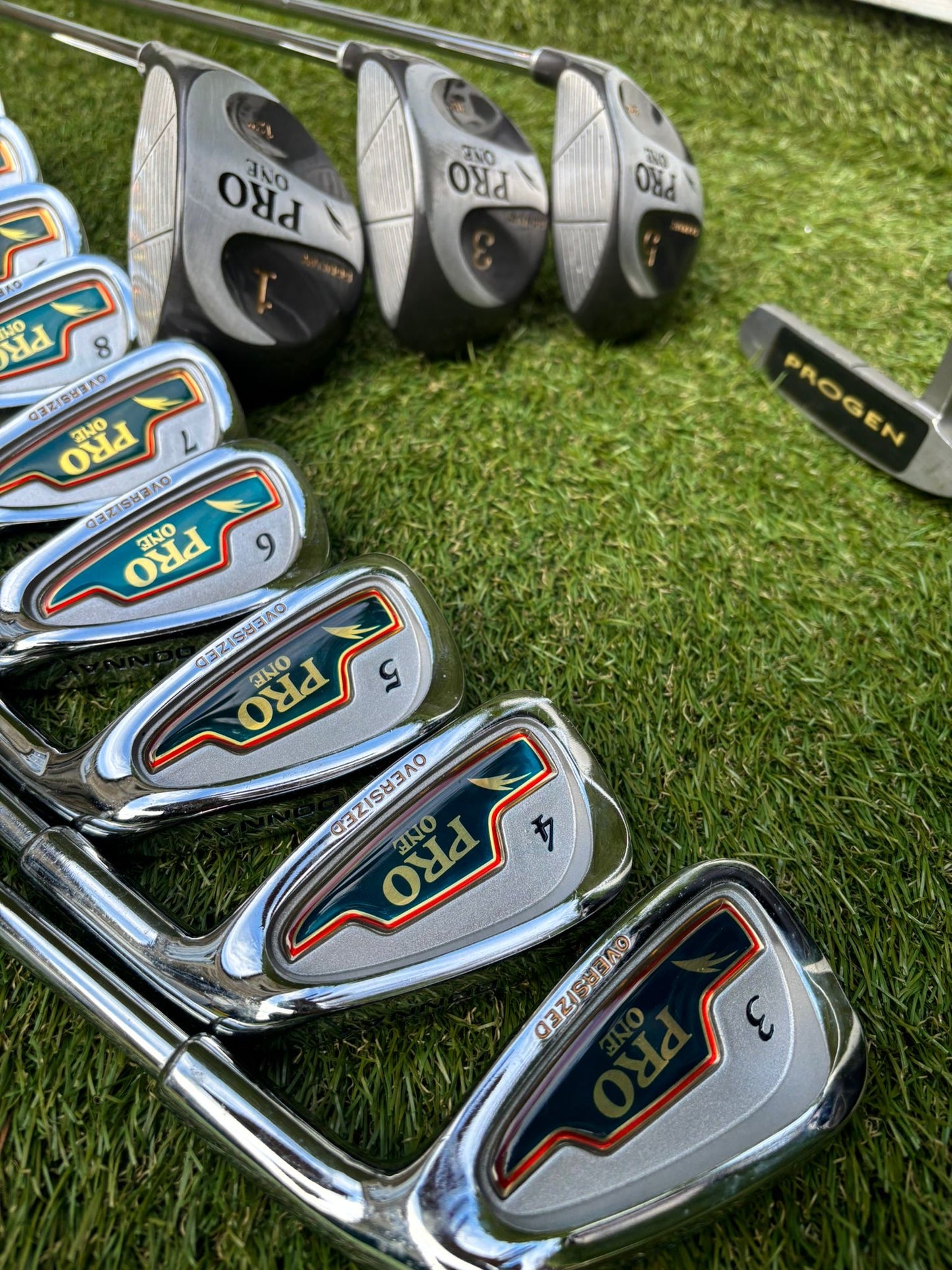 Donnay Pro One Full Golf Set + PowaKaddy Cart Bag (13 Clubs) – Fantastic Like New Condition Just £194.00 Delivered