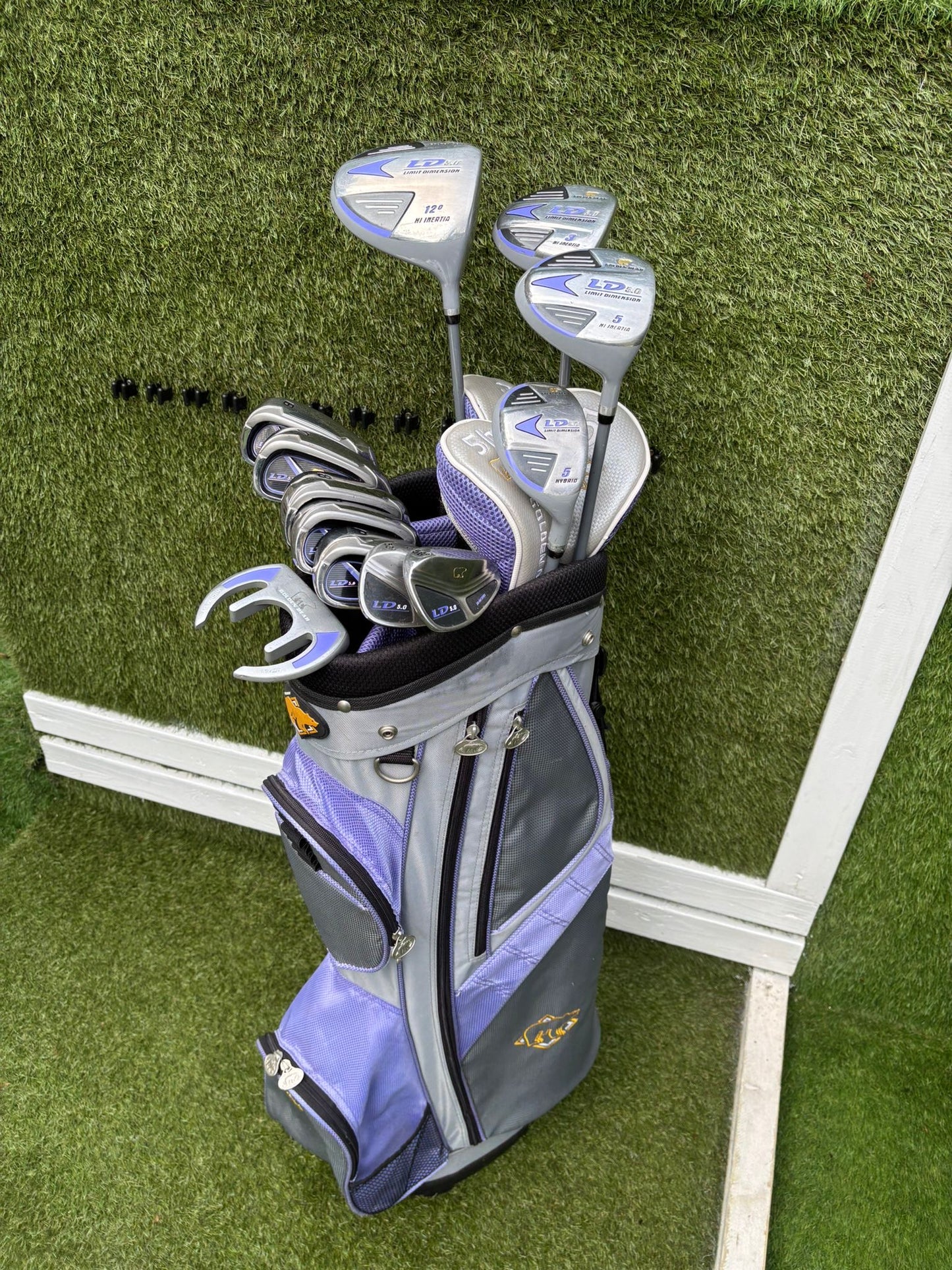 Ladies Golden Bear LD 5.0 Full Golf Set (6–PW + 3 Wedges + Driver + Woods + Hybrid + Bag)