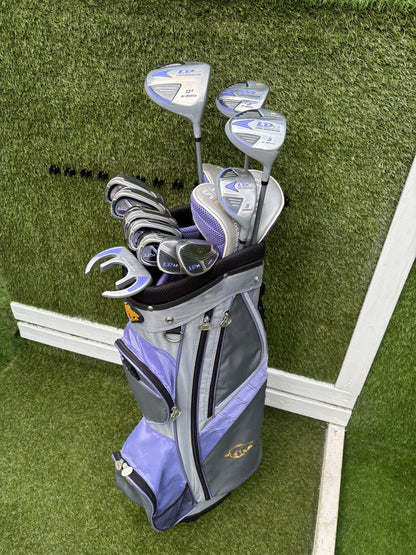 Ladies Golden Bear LD 5.0 Full Golf Set (6–PW + 3 Wedges + Driver + Woods + Hybrid + Bag)