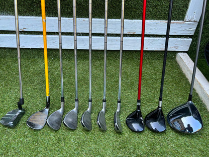 Cobra King S9 Irons, New Wilson Driver, TaylorMade Wood, New V Series Putter & Callaway Dry Waterproof Cart Bag Free P&P