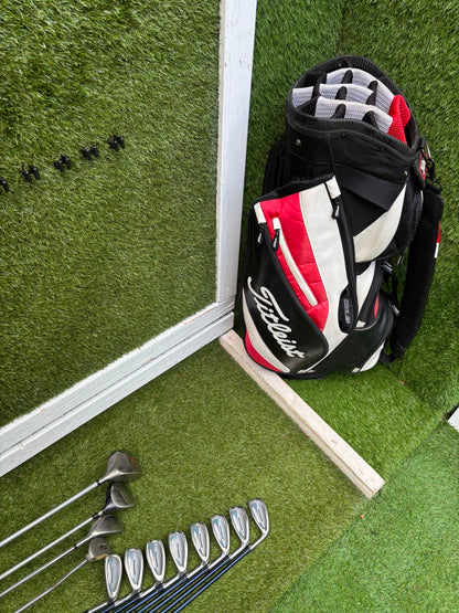 Texan Power Cavity Golf Complete Set & Titleist Bag - PLEASE  READ THE DESCRIPTION ABOUT THE BAG!!