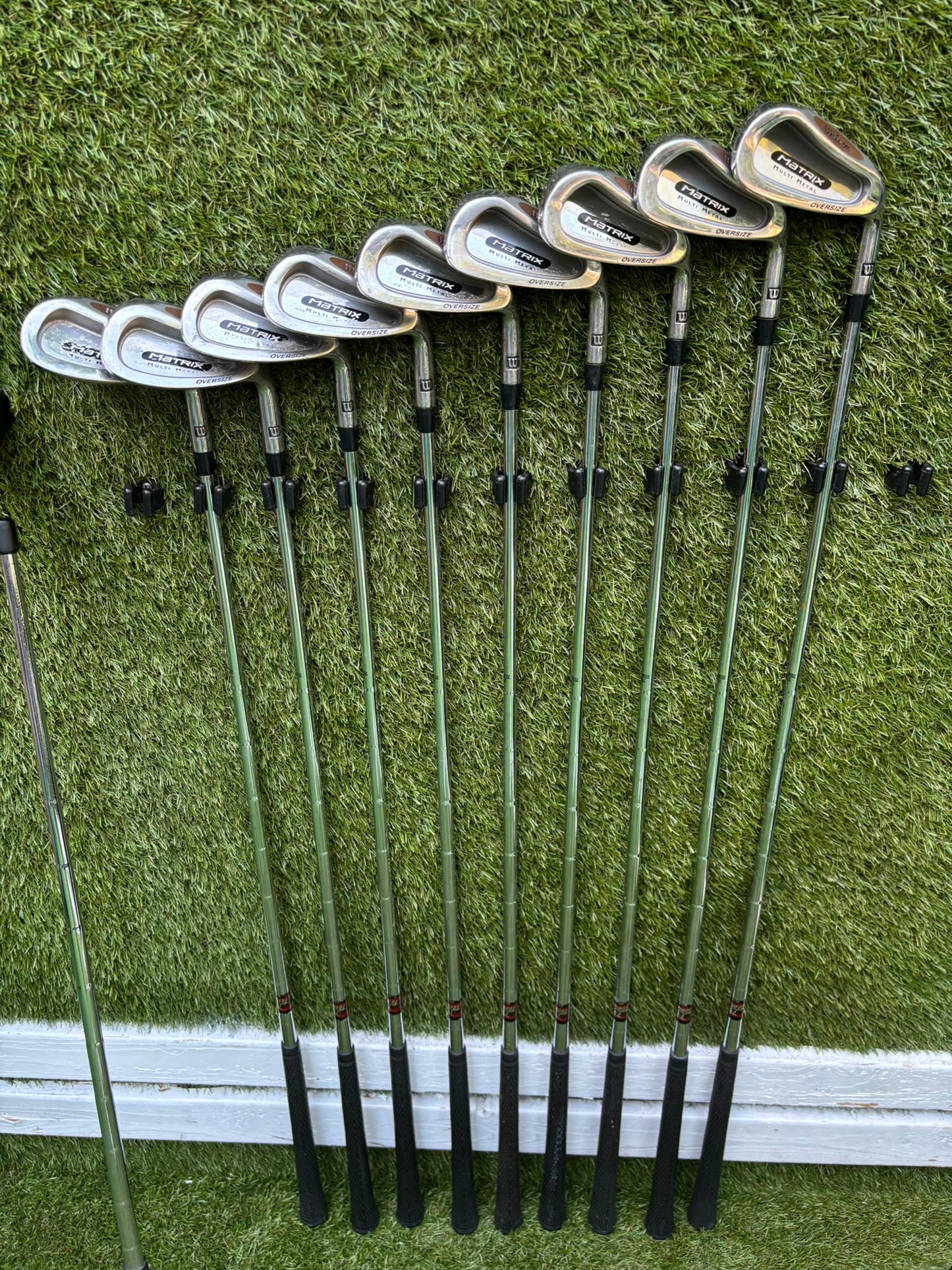 Wilson Matrix Irons 3-SW, Callaway Great Big Bertha Driver, Hybrid & Brand New Stand Bag