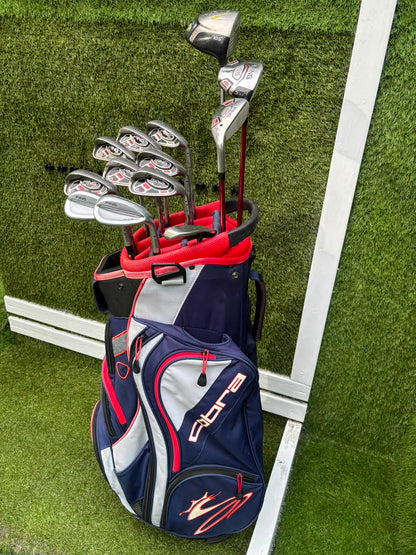 Ping G15 Complete Golf Set + Rapture Driver, Glide Wedges & Cobra Cart Bag