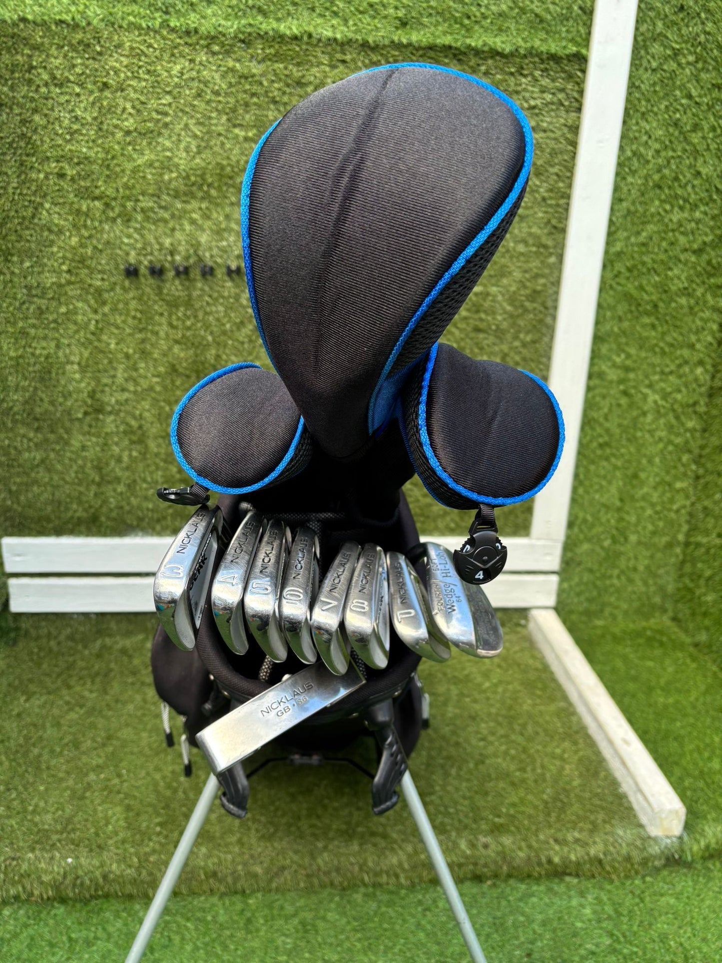 Jack Nicklaus Bear Iron Set + John Letters Driver + Woods + Bag – Full Starter Setup