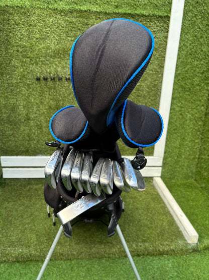 Jack Nicklaus Bear Iron Set + John Letters Driver + Woods + Bag – Full Starter Setup