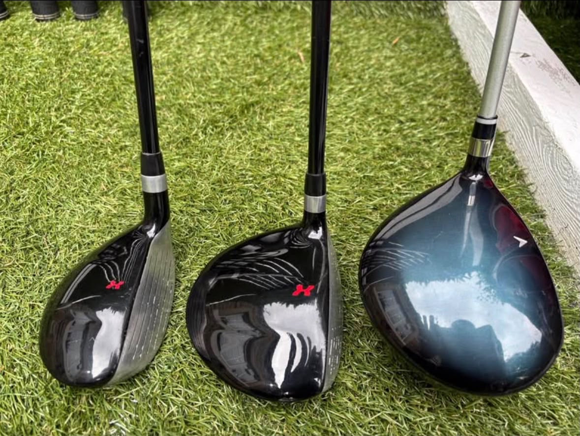 Jaxx RX II Complete Golf Set – Slazenger Panther Ti Driver, Woods, Hybrid, Wedge, Putter & Stand Bag