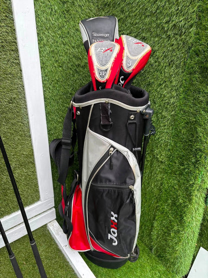 Jaxx RX II Complete Golf Set – Slazenger Panther Ti Driver, Woods, Wedge, Putter & Stand Bag