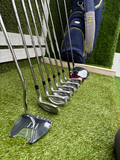 Brand New Wilson Staff D7 XS Golf Set, Brand New Driver & Irons, Brand New Infinite Bucktown Putter, Premium OUUL Stand Bag