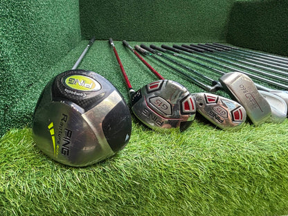 Ping G15 Complete Golf Set + Rapture Driver, Glide Wedges & Cobra Cart Bag