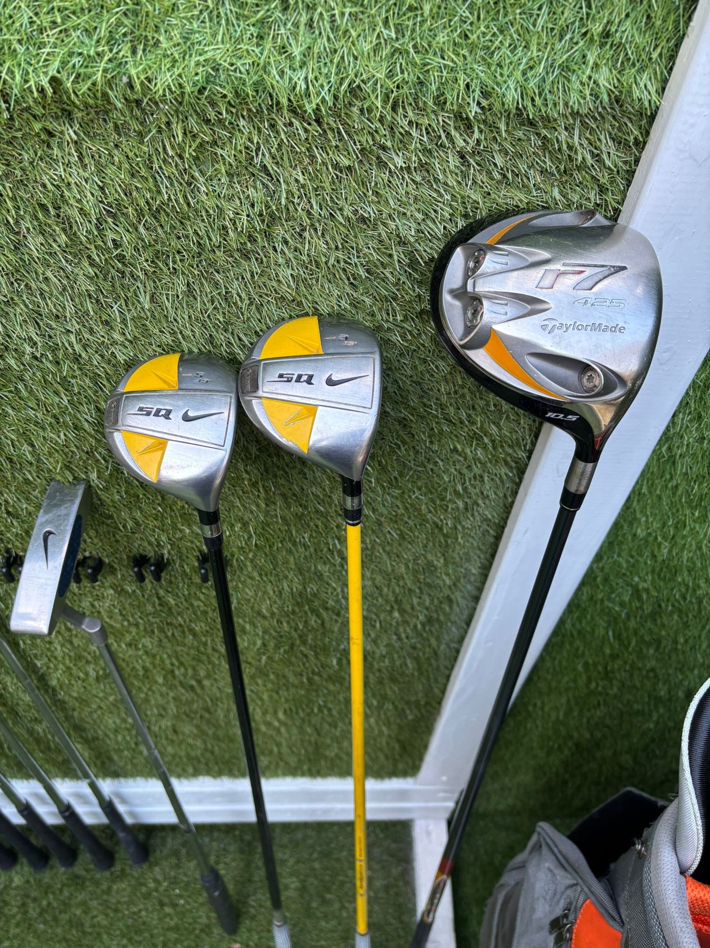 Ping G10 Irons Set + TaylorMade r7 Driver + Nike SQ Woods + Ping Glide Wedge + Cobra Stand Bag