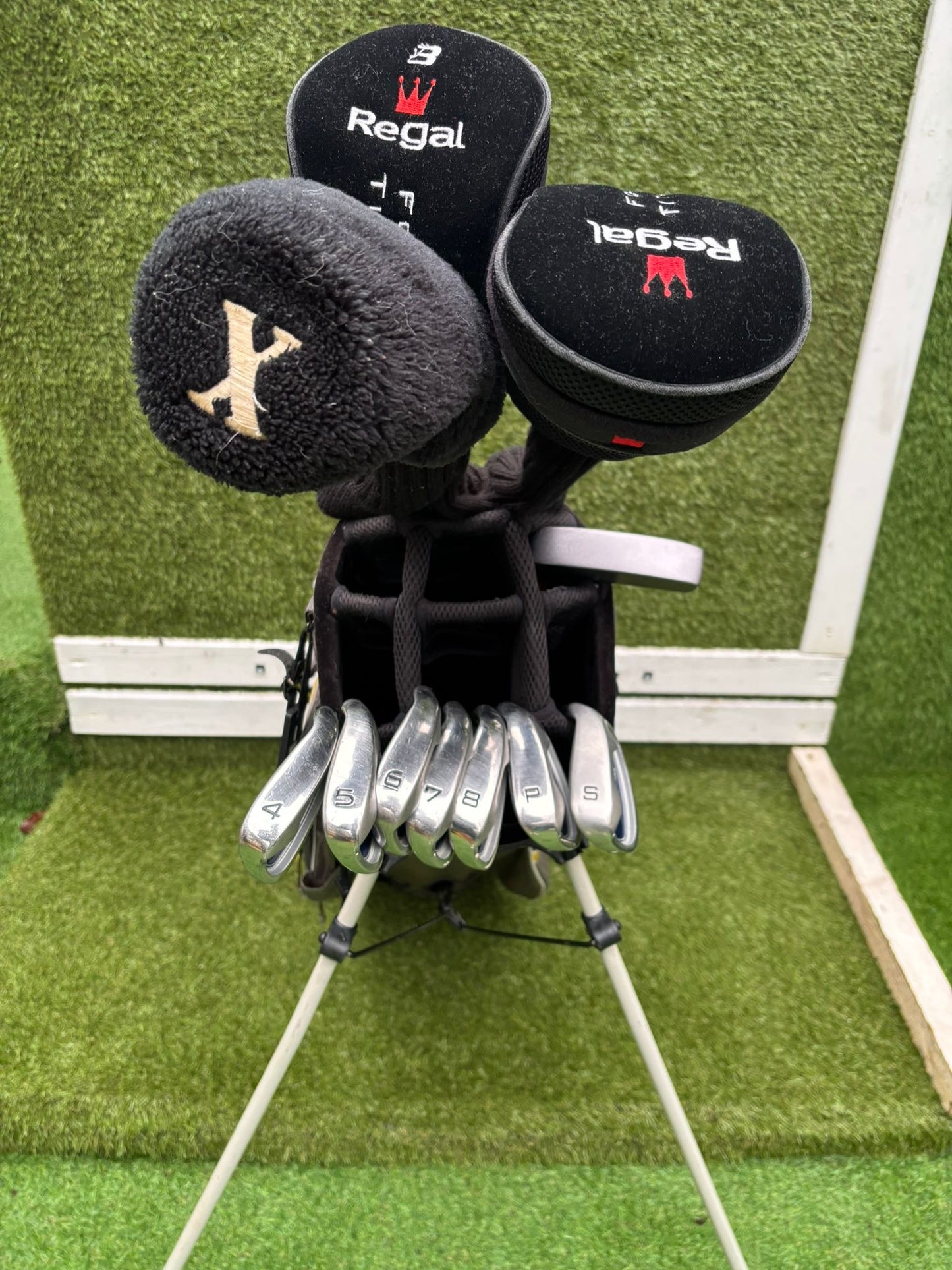 Regal Z4 Titanium Woods + XTP Irons + Nike Stand Bag – 11-Club Golf Set