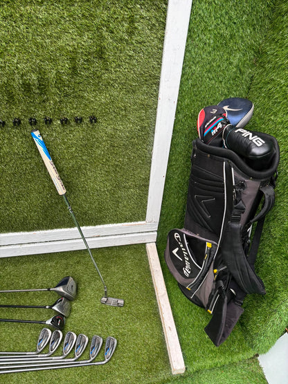 Ping G30 Graphite Irons 6-U, TaylorMade M4 Rescue, Nike SQ Driver & Callaway Stand Bag Stunning Set