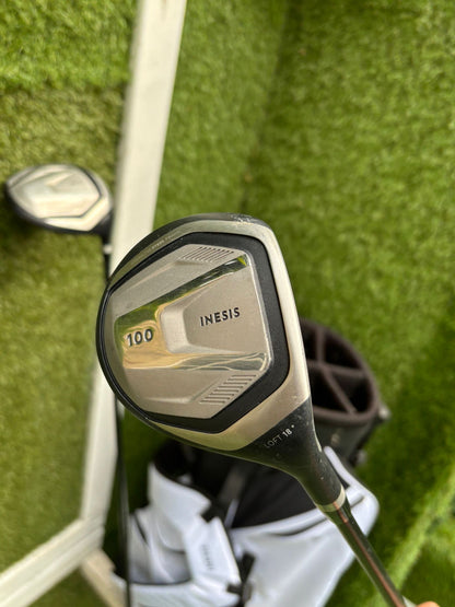 Inesis 100 Golf Set with Matching Woods, Cleveland 56° Wedge & Inesis Light Stand Bag