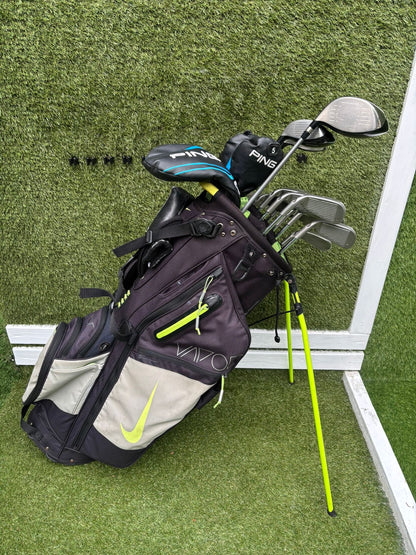 PING G2 / G5 Complete Golf Set – Cleveland Milled Putter & Nike Vapor Stand Bag