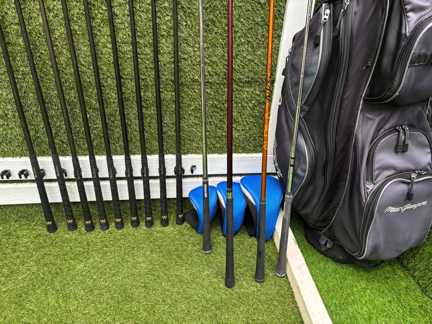 MacGregor VIP Tourney Full Set + Ryder & Adams Woods – £214.00 
Delivered