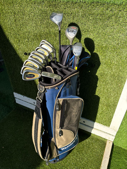 Tristar II 3–SW Irons + RAM FX Driver + Wilson Staff Cleek + Masters Stand Bag – 13 Clubs