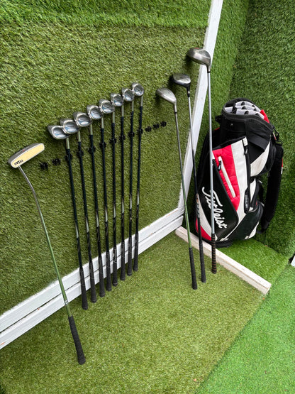 Texan Power Cavity Golf Complete Set & Titleist Bag - PLEASE  READ THE DESCRIPTION ABOUT THE BAG!!