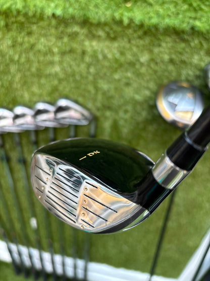 TaylorMade Irons, Cleveland Driver, GX-7 Wood, MacGregor 7 Wood, Wilson Putter & Ping Stand Bag