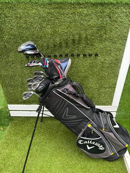 Ping G30 Graphite Irons 6-U, TaylorMade M4 Rescue, Nike SQ Driver & Callaway Stand Bag Stunning Set