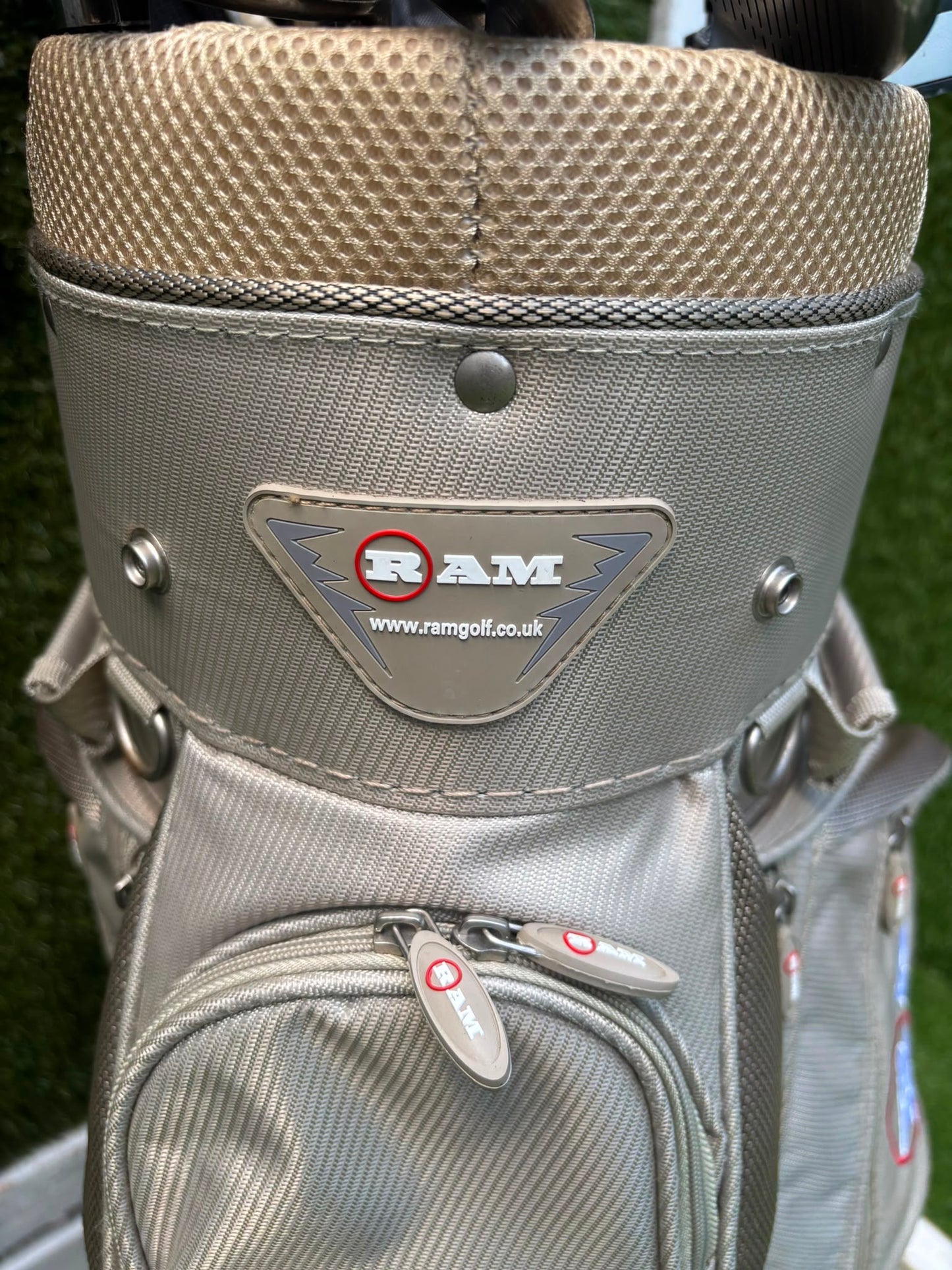 Cobra 3100 I/H Ladies Graphite Irons, Callaway Solaire Woods & RAM Force Cart Bag