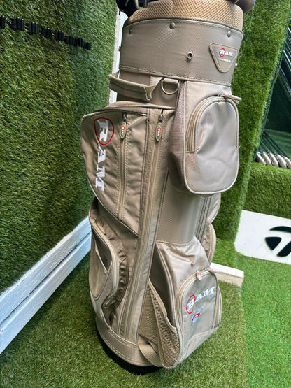 Cobra 3100 I/H Ladies Graphite Irons, Callaway Solaire Woods & RAM Force Cart Bag