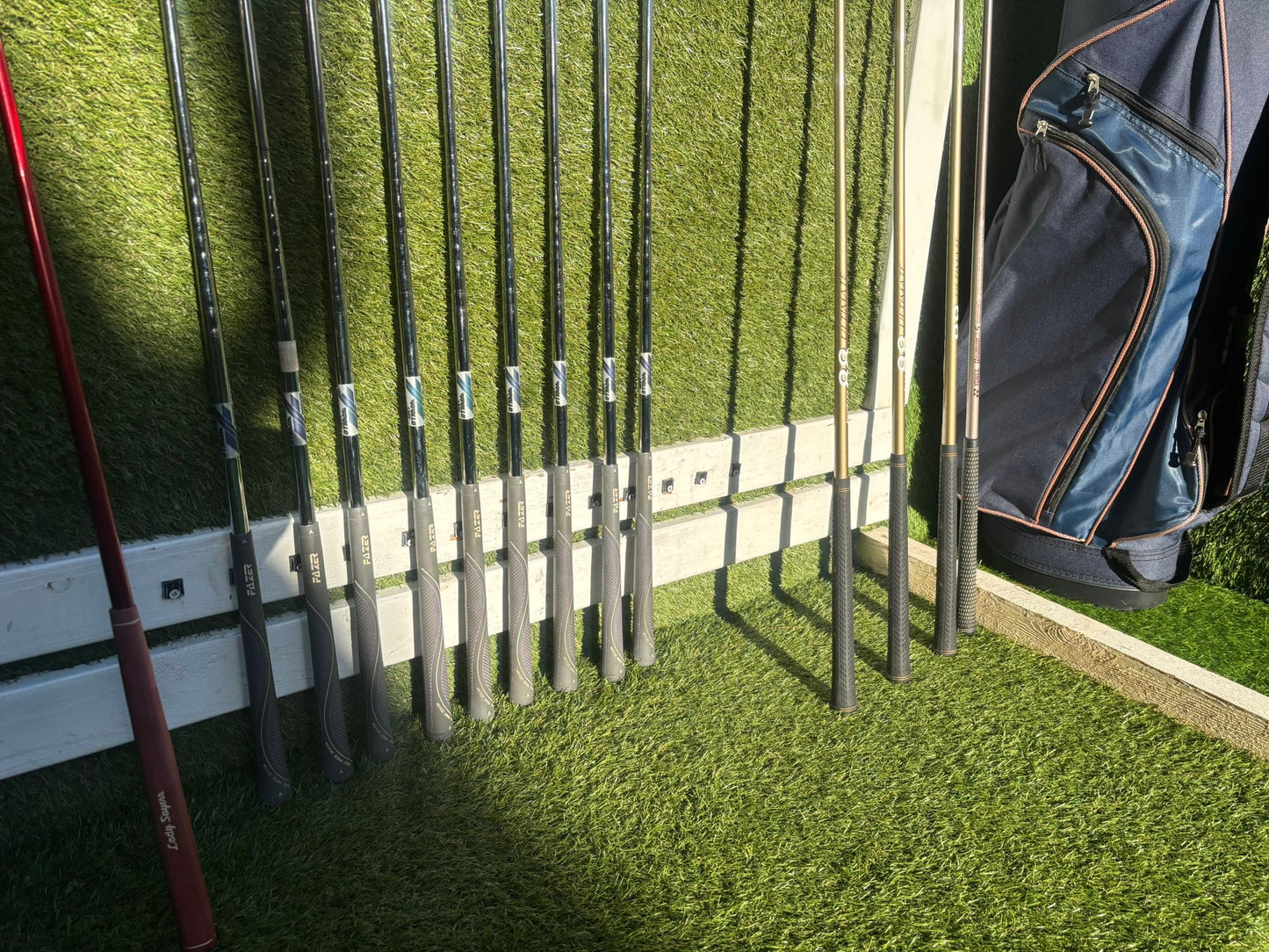 Ladies-Friendly Full Golf Set | Yonex Driver + Fazer Woods + Fazer HOT-1 Irons + Wilson Bag (13 Clubs)