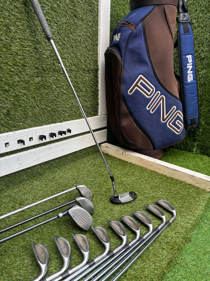 Full Golf Set – 13 Club Package Including Ping Bag And Delivery  £124.00 🎁