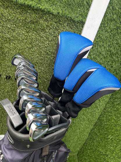 MacGregor VIP Tourney Full Set + Ryder & Adams Woods – £214.00 
Delivered