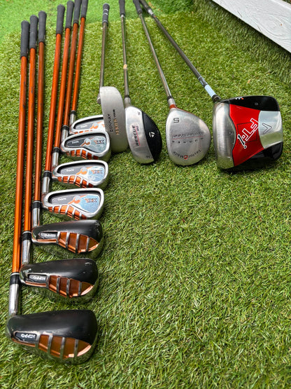Hippo XXL Golf Set with Callaway FT-i Draw Driver, TaylorMade Rescue & Hex Stand Bag
