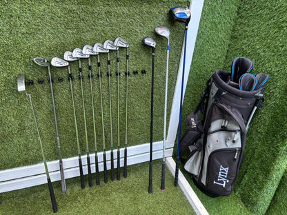 Jack Nicklaus Bear Iron Set + John Letters Driver + Woods + Bag – Full Starter Setup