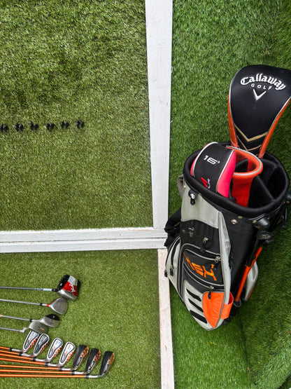 Hippo XXL Golf Set with Callaway FT-i Draw Driver, TaylorMade Rescue & Hex Stand Bag