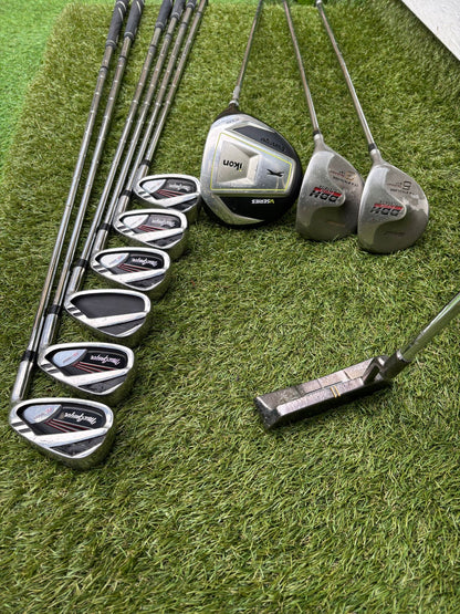 MacGregor CG-3000 Golf Set + XR2 Cart Bag – 10 Clubs - Bag Free P&P