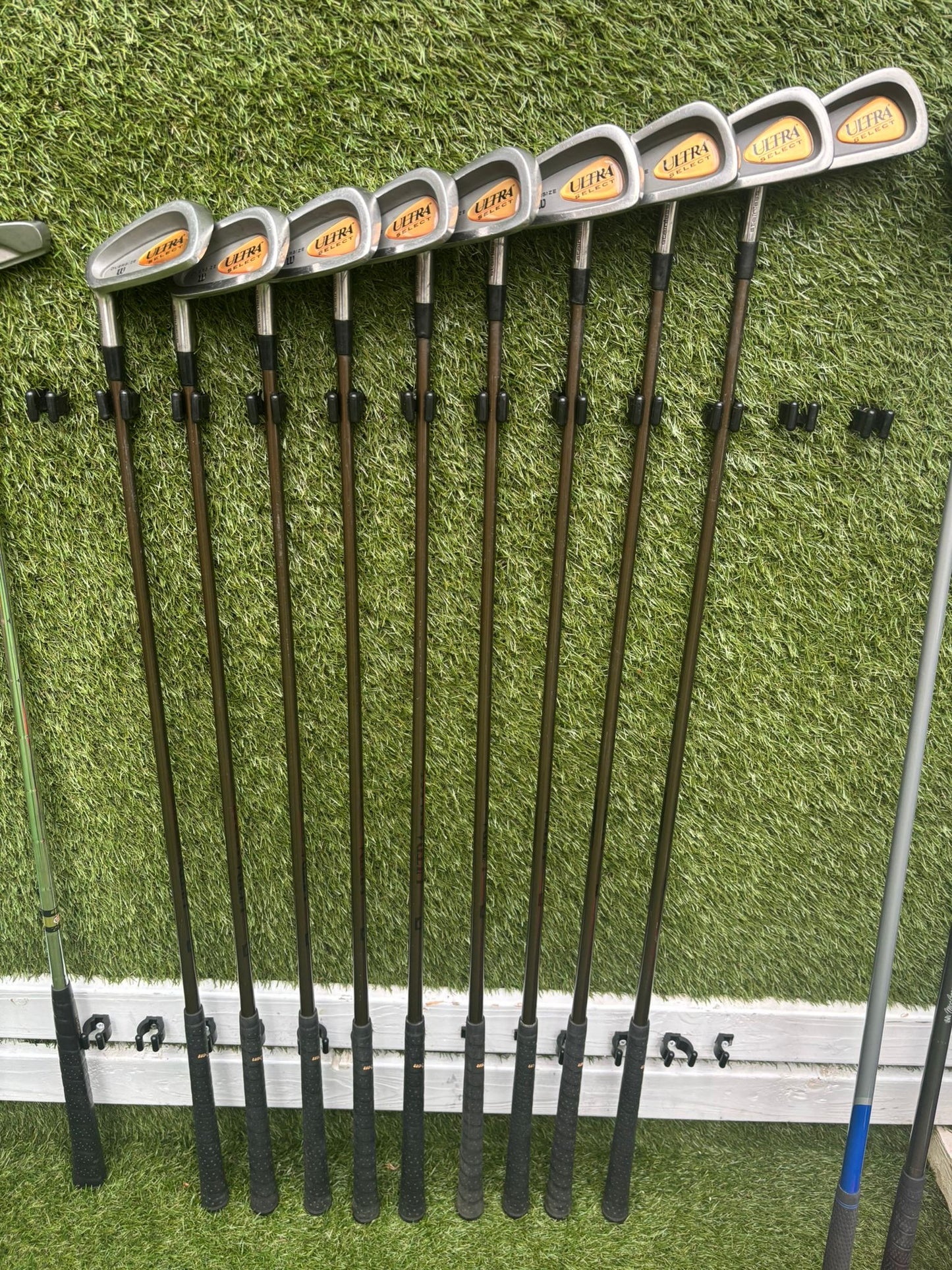 LEFT-HANDED Wilson Ultra Select Irons (3–SW) + Big Bertha Driver + Woods + Hybrid (14 Clubs)