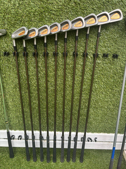 LEFT-HANDED Wilson Ultra Select Irons (3–SW) + Big Bertha Driver + Woods + Hybrid (14 Clubs)