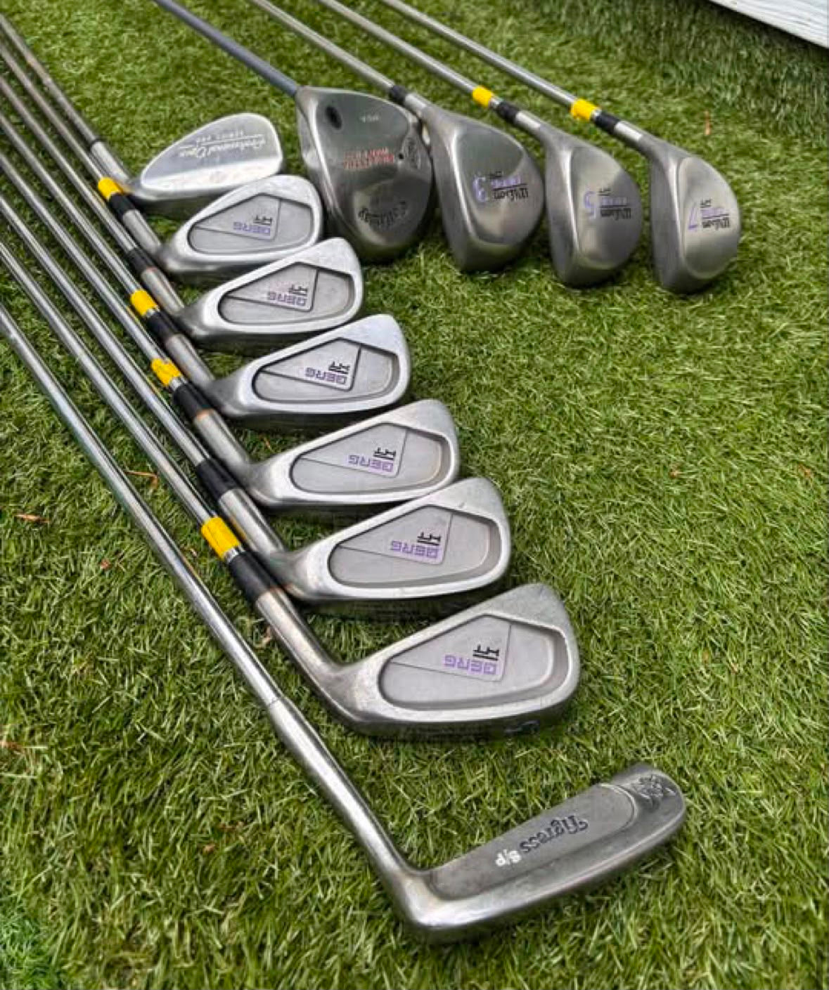 Wilson Berg HT Ladies Golf Set with Callaway Big Bertha War Bird Driver & Cart Bag Free P&P