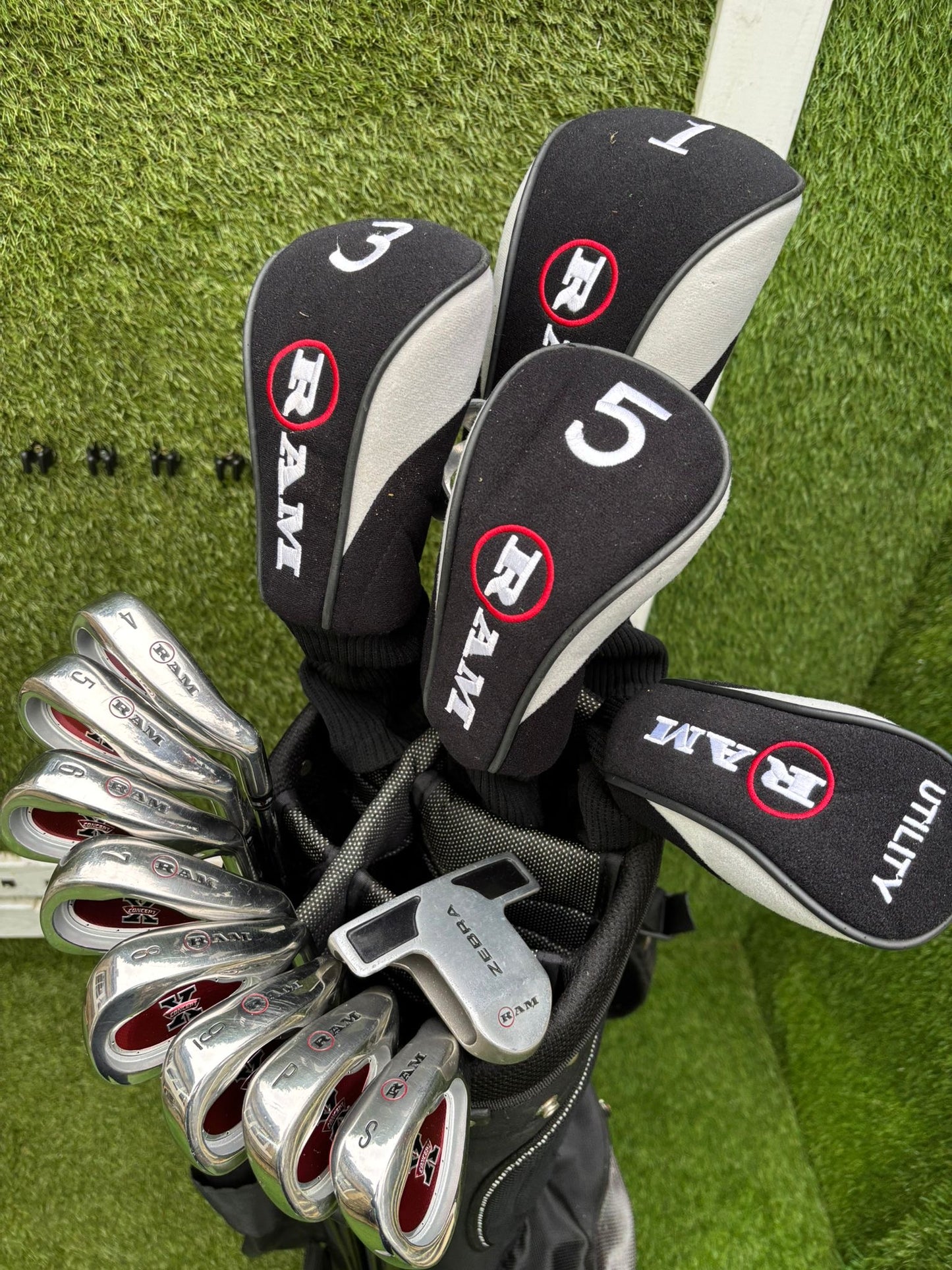 RAM Concept X Complete 14-Club Golf Set + Stand Bag - Free Delivery