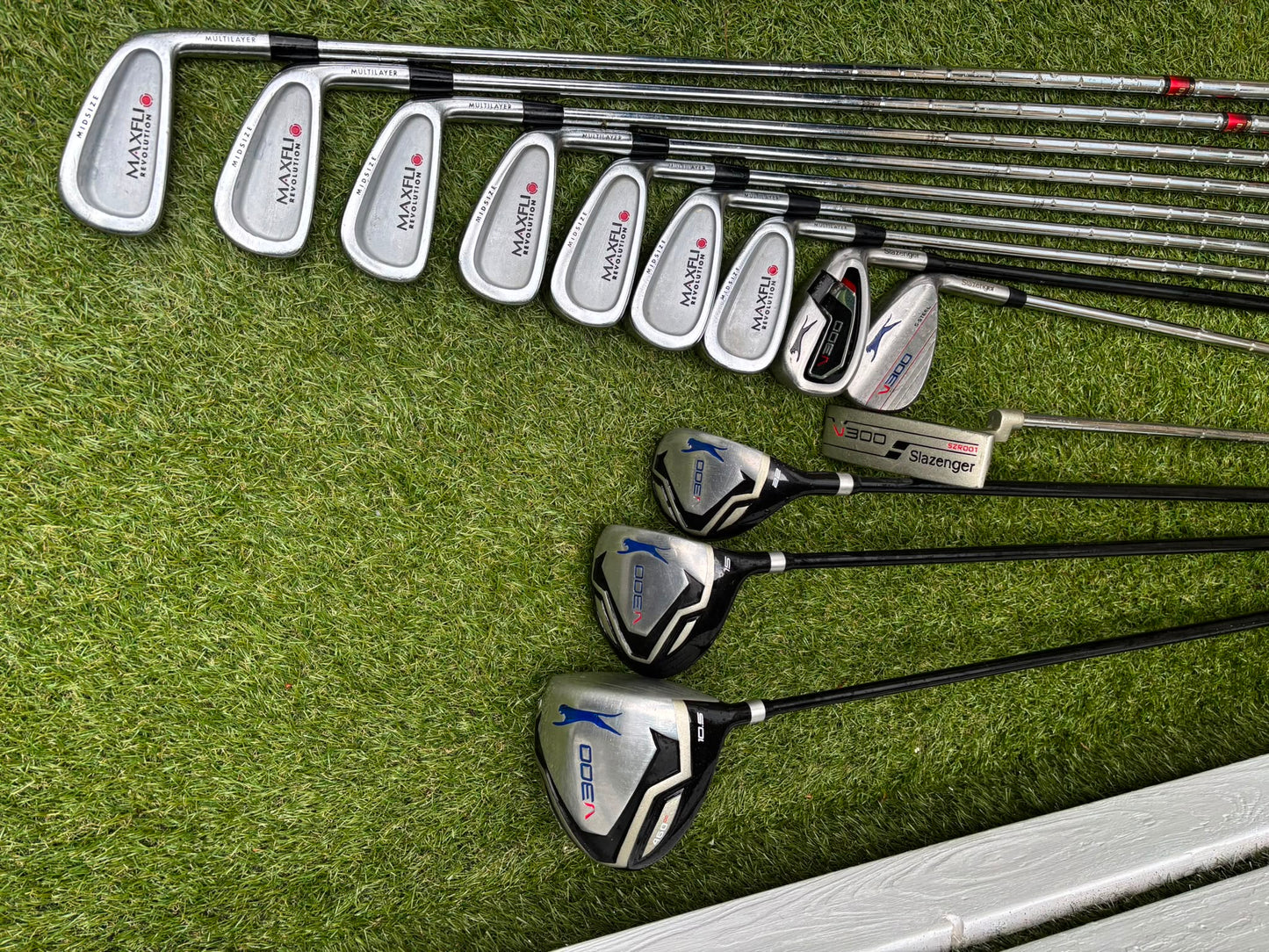 Maxfli Revolution Irons & Slazenger V300 Complete Golf Set