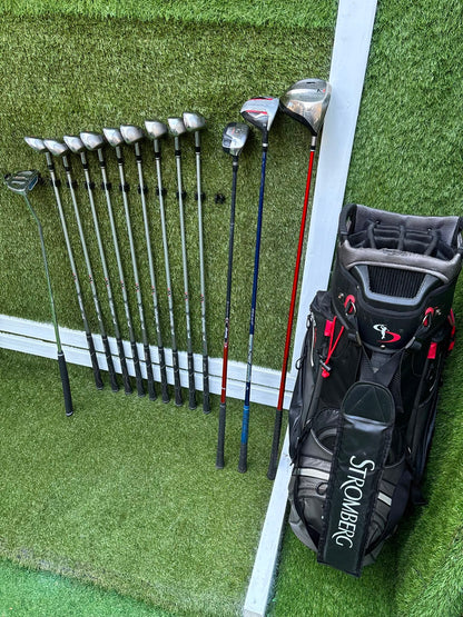 Slazenger Big Eze Complete Golf Package – Wilson 5 Wood, Hybrid, Dunlop Putter & Stromberg H2O Proof Waterproof Bag