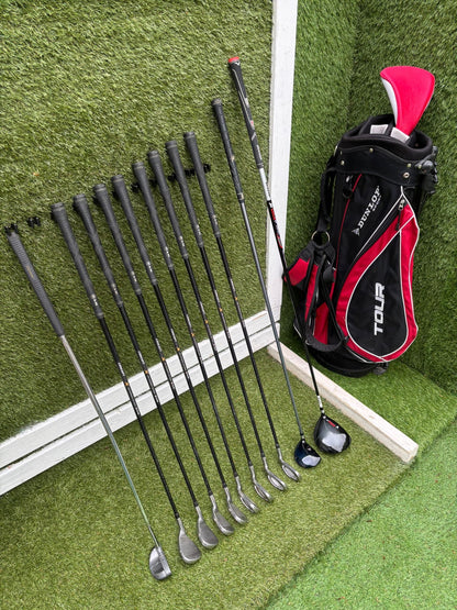 RAM X Concept Graphite Irons, Cobra SS 5 Wood & Dunlop Stand Bag Golf Set
