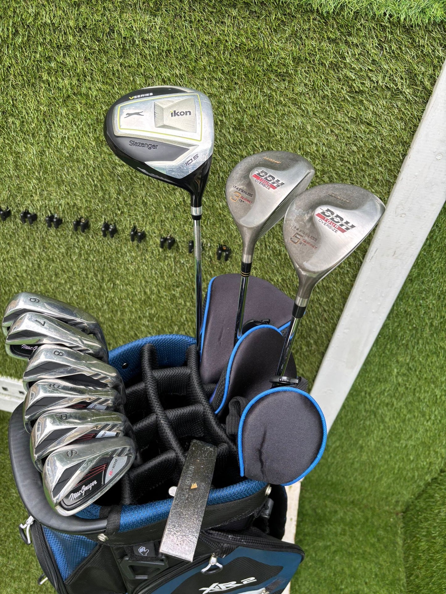 MacGregor CG-3000 Golf Set + XR2 Cart Bag – 10 Clubs - Bag Free P&P