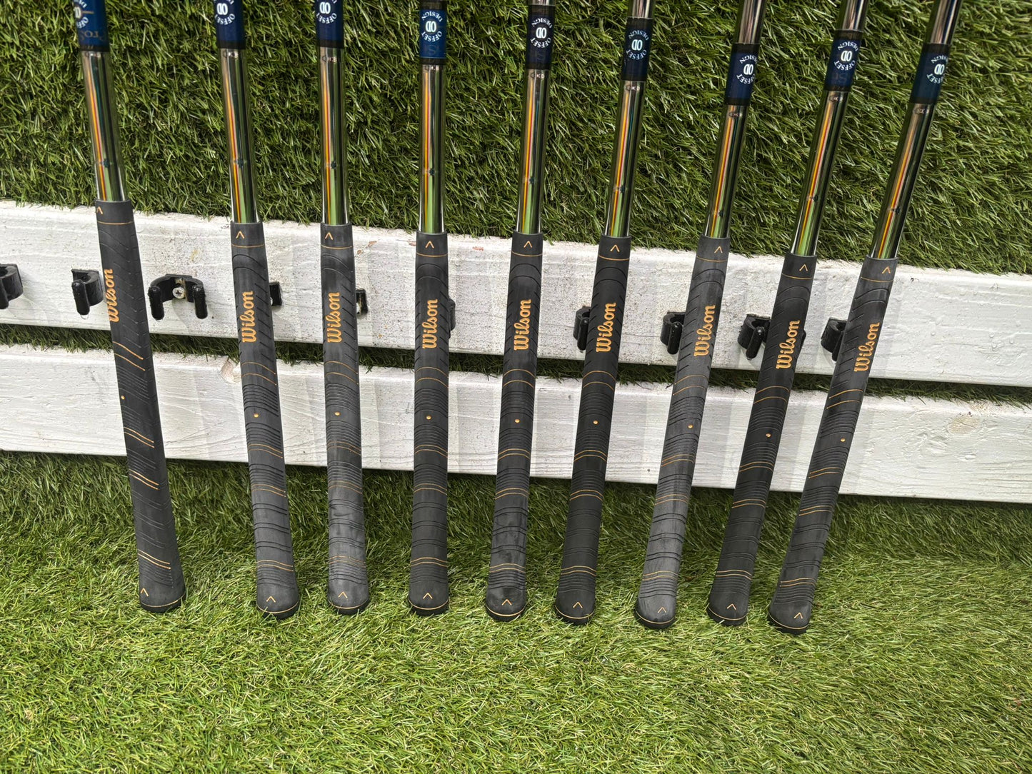 Wilson ProStaff Oversize 3–SW + New & Unused Woods + Howson Putter + Nike Bag (13-Piece Set)