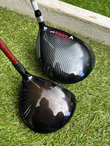 Wilson ProStaff HL Graphite Golf Set + Deep Red Woods & Wilson Deep Red Stand Bag