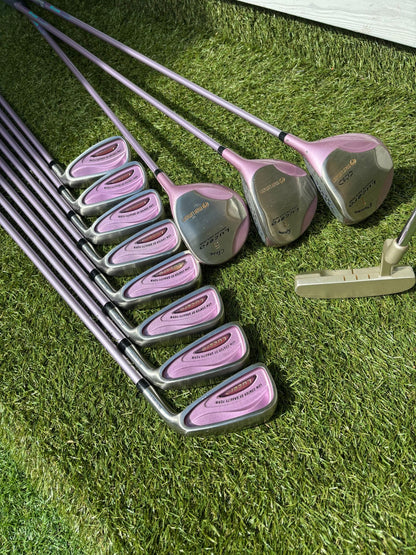 Maruman Lucero Ladies Golf Set (4–SW Irons) + Driver, 3 & 5 Woods + Matching Bag