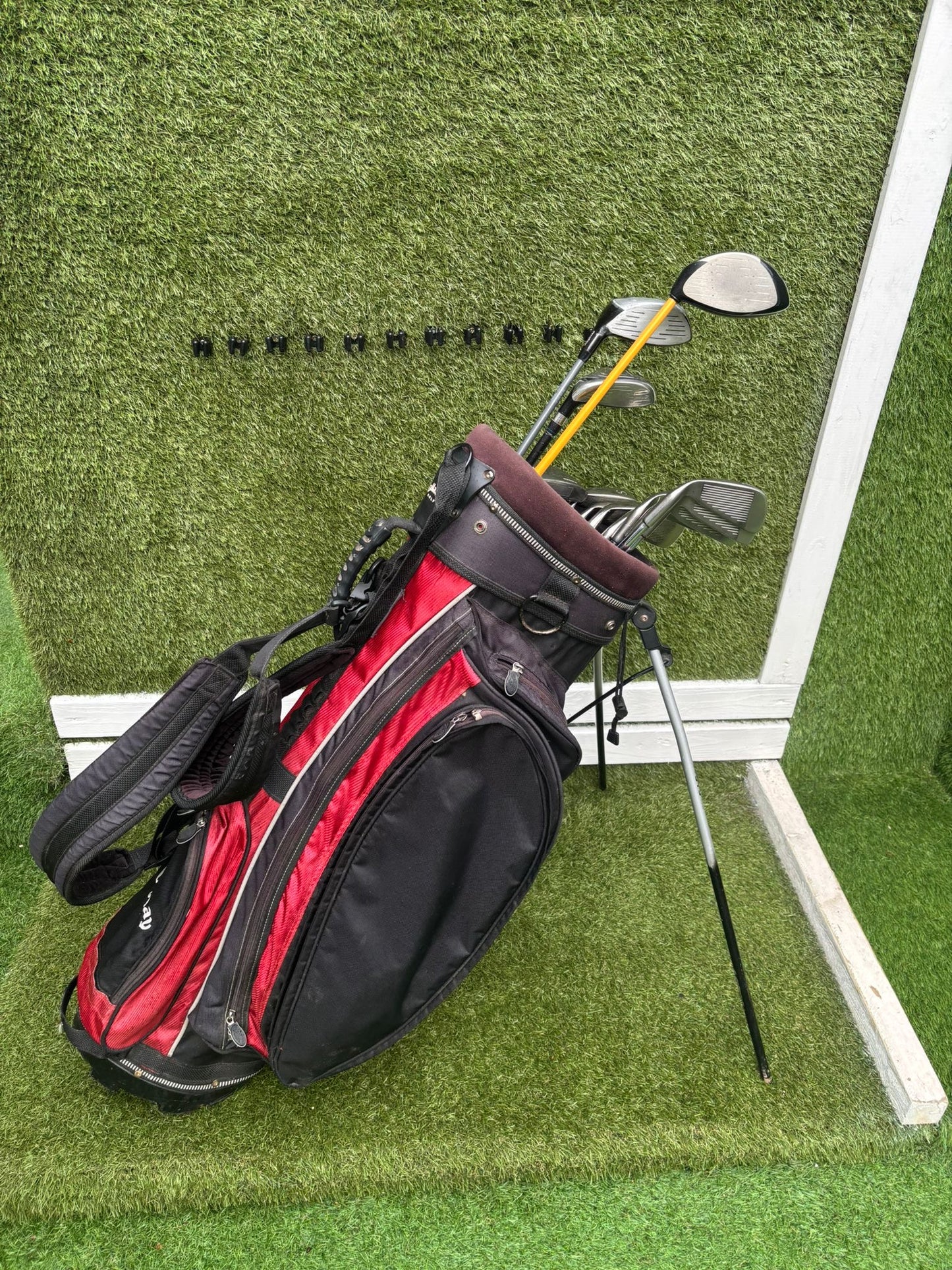 Golf Set – EEE 3ZZZ Irons + Callaway ERC Driver + Hybrid + 5 Wood + Callaway Stand Bag