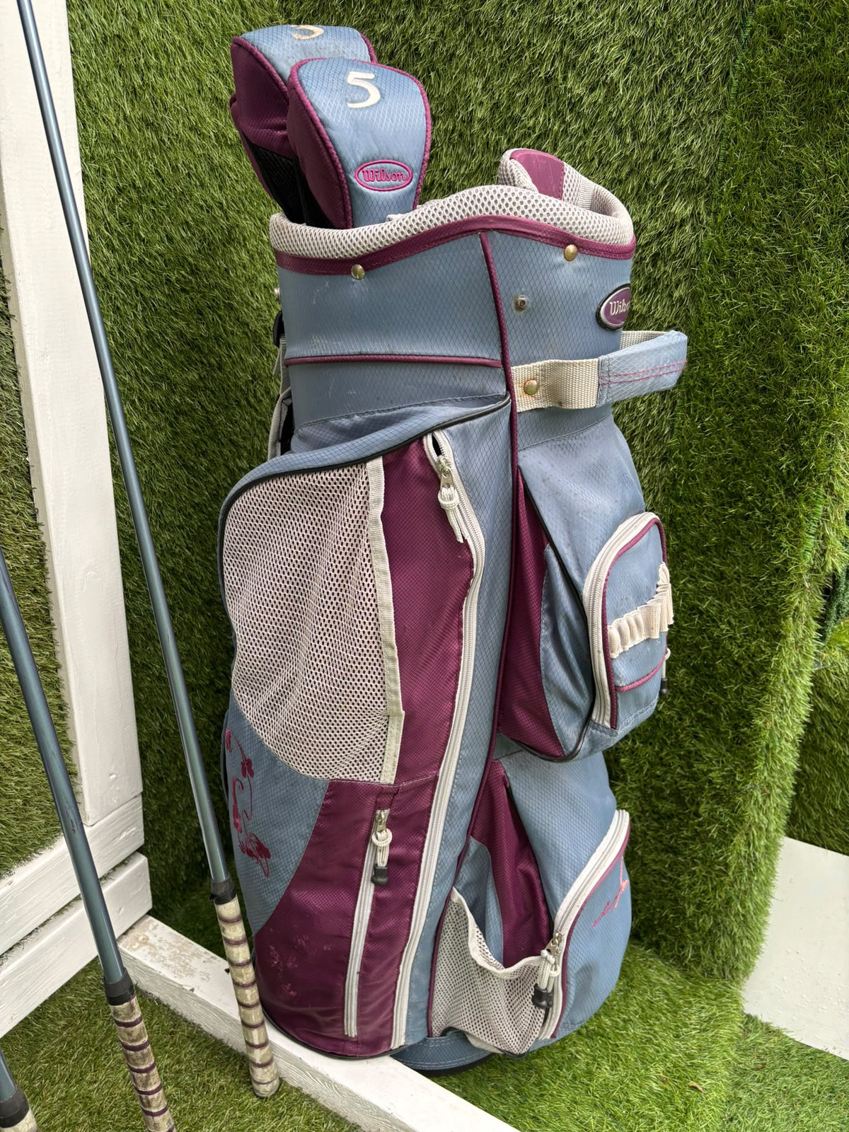 Wilson Hope LX Ladies Complete Golf Set – Matching Woods, Hybrids, 6–SW Irons, Putter & Wilson Bag