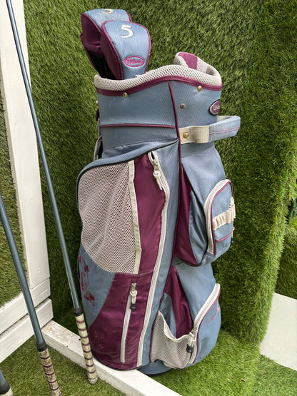 Wilson Hope LX Ladies Complete Golf Set – Matching Woods, Hybrids, 6–SW Irons, Putter & Wilson Bag