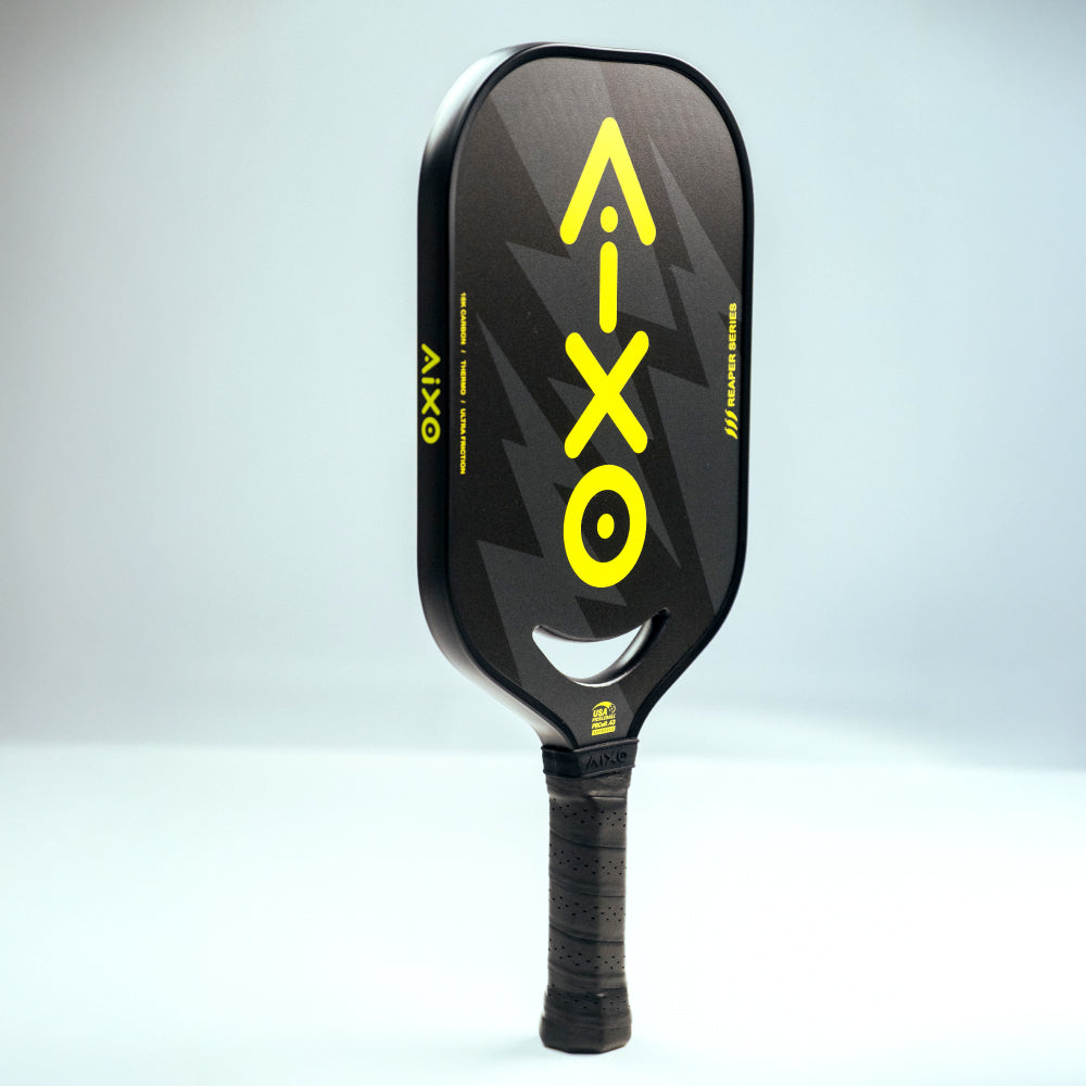 Aixo P14C Reaper Series Insane Bolt 18k Raw Carbon Pickleball Padel